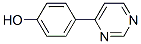 Structure of Phenol,4-(4-pyrimidinyl)-