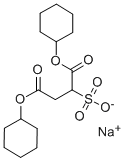 Structure of DICYCLOHEXYL SULFOSUCCINATE SODIUM SALT
