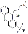 9-[3-(dimethylamino)propyl]-2-(trifluoromethyl)thioxanthen-9-ol结构式