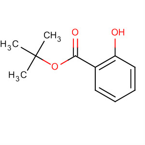 Structure of Benzoic acid, 2-hydroxy-, 1,1-dimethylethyl ester