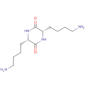 2,5-Piperazinedione, 3,6-bis(4-aminobutyl)-, (3S,6S)-结构式