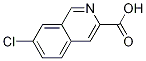Structure of 3-Isoquinolinecarboxylic acid, 7-chloro-