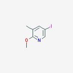 Structure of 5-Iodo-2-methoxy-3-methylpyridine
