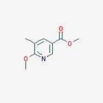 Structure of METHYL 6-METHOXY-5-METHYLPYRIDINE-3-CARBOXYLATE