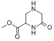 Structure of 2-Piperazinecarboxylicacid, 6-oxo-, methyl ester
