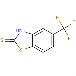 2-巯基-5-三氟甲基苯并噻唑结构式