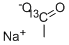 Structure of ACETIC-1-13C ACID, SODIUM SALT