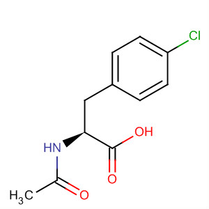 Structure of N-ACETYL-3-(4-CHLOROPHENYL)ALANINE
