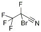 Structure of 2-Bromoperfluoropropanenitrile 97%