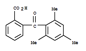 2-(2,4,6-trimethylbenzoyl)benzoic acid结构式