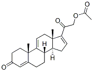 Structure of 21-hydroxypregna-4,9(11),16-triene-3,20-dione 21-acetate