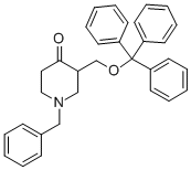 Structure of 1-Benzyl-3-[(trityloxy)methyl]piperidin-4-one