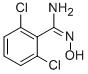 Structure of 2,6-DICHLORO-N-HYDROXYBENZENECARBOXIMIDAMIDE