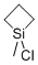 Structure of 1-CHLORO-1-METHYLSILACYCLOBUTANE