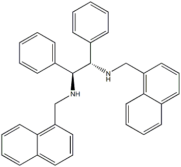 Structure of 1S,2S-N,N'-bis(1-naphthalenylMethyl)-1,2-diphenyl-1,2-EthanediaMine
