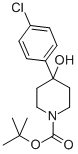 Structure of 1-Boc-4-(4-chlorophenyl)-4-hydroxypiperidine