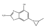 Structure of 4-Benzothiazolol, 2-amino-6-(2-methyl-1-aziridinyl)-