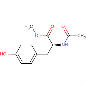 Structure of Tyrosine, N-acetyl-, methyl ester