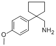Structure of C-[1-(4-METHOXY-PHENYL)-CYCLOPENTYL]-METHYLAMINE