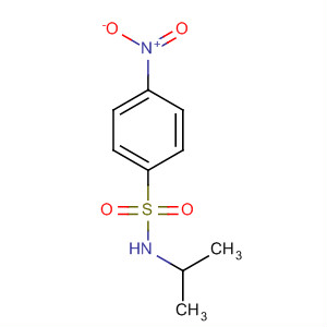 Structure of Benzenesulfonamide, N-(1-methylethyl)-4-nitro-