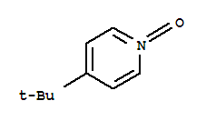 Structure of Pyridine,4-(1,1-dimethylethyl)-, 1-oxide