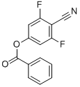 Structure of Benzonitrile, 4-(benzoyloxy)-2,6-difluoro-