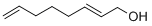 Structure of 2,7-OCTADIENOL