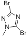 Structure of 3,5-DIBROMO-1-METHYL-1H-1,2,4-TRIAZOLE