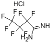 Structure of Heptafluorobutyrylamidine HCl