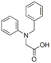 Structure of Glycine, N-phenyl-N-(phenylmethyl)-