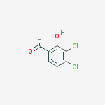 Structure of Benzaldehyde, 3,4-dichloro-2-hydroxy-