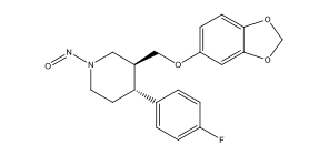 Structure of N-Nitroso Paroxetine Impurity