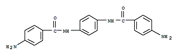 Structure of benzamide, N,N'-1,4-phenylenebis[4-amino-