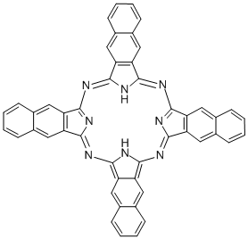 Structure of 2,3-NAPHTHALOCYANINE