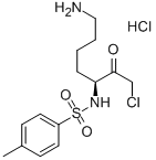 P-TOLUENESULFONYL-L-LYSINE CHLOROMETHYL KETONE HYDROCHLORIDE结构式