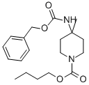 Structure of 4-BENZYLOXY-CARBONYL-AMINO-1-N-BUTOXY-CARBONYL-4-METHYL PIPERIDINE
