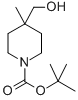 Structure of 1-Boc-4-(Hydroxymethyl)-4-methyl-piperidine