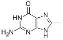 Structure of 8-METHYLGUANINE