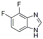 Structure of 1H-Benzimidazole,6,7-difluoro-