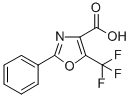 Structure of 2-PHENYL-5-(TRIFLUOROMETHYL)-OXAZOLE-4-CARBOXYLICACID