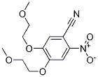 Structure of 4,5-bis(2-methoxyethoxy)-2-nitrobenzonitrile