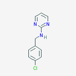 2-Pyrimidinamine, N-[(4-chlorophenyl)methyl]结构式