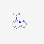 2-methylpyrazolo[1,5-a]pyrimidin-7-amine结构式
