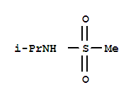 Structure of N-(propan-2-yl)methanesulfonamide