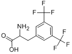 2-AMINO-3-(3,5-BIS-TRIFLUOROMETHYL-PHENYL)-PROPIONIC ACID结构式