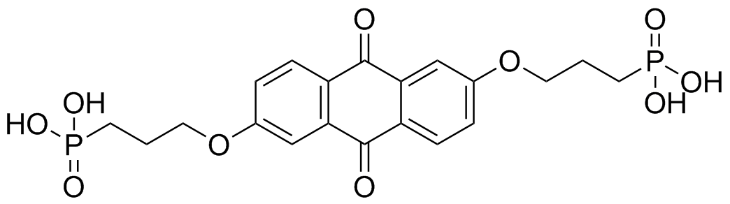 Chemical structure of 2,6-DPPEAQ