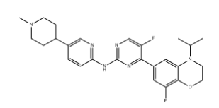 Structure of Inixaciclib（NUV-422）