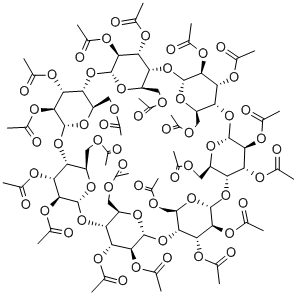 三乙酰基-Β-环糊精结构式