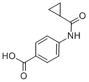 Structure of 4-[(CYCLOPROPYLCARBONYL)AMINO]BENZOIC ACID