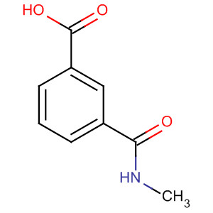 Benzoic acid, 3-[(methylamino)carbonyl]-结构式